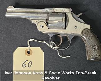 Iver Johnson Arms Cycle Works Top Break Revolver