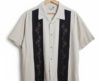 Havana Shirt Co. Embroidered Panel Shirt