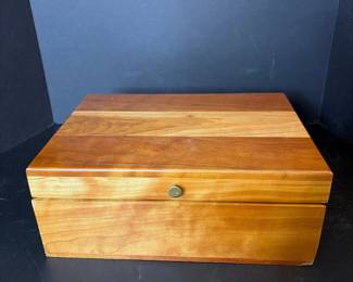 Vintage Lane Cedar Chest Salesman Sample Box