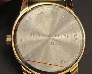 Geoffrey Beene GBA0001GD Mens Mesh Watch