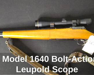 Husqvarna Model BoltAction Rifle with Leupold Scope