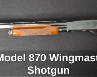 Remington Model 870 Wingmaster 12 Gauge Shotgun
