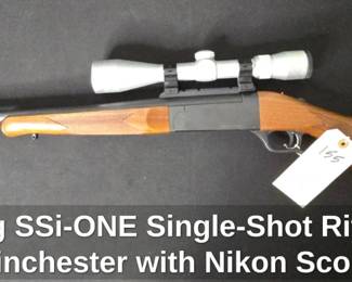 Mossberg SSi ONE Single Shot Rifle in .308 Winchester with Nikon Scope