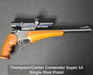 Thompson or Center Contender Super 14 Single-Shot Pistol