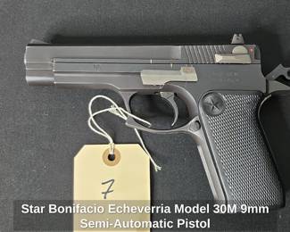 Star Bonifacio Echeverria Model 30M 9mm SemiAutomatic Pistol