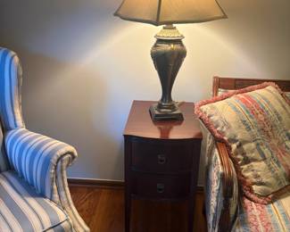. . . accent lamp and end table