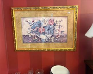 . . . floral signed art