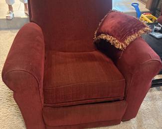 . . . plush accent chair
