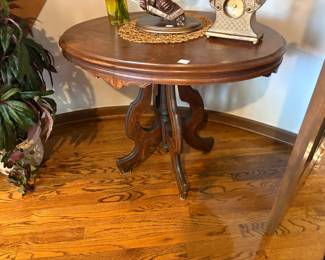 . . . Victorian lamp table