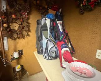 . . . golf clubs
