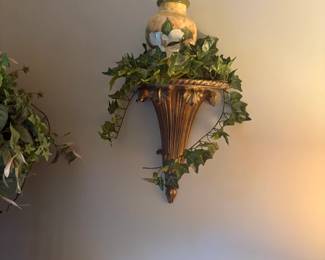 . . . wall shelf and vase