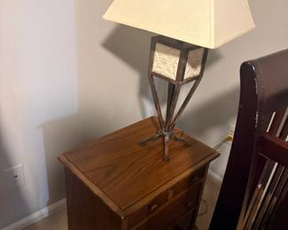 . . . accent lamp and end table