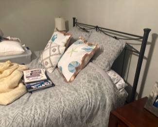 . . . wrought iron bed 