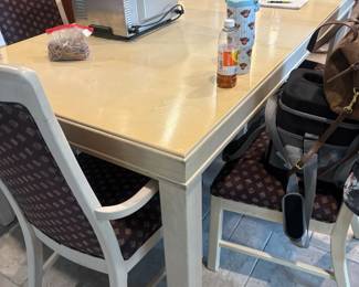 . . . white-oak style dining table