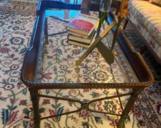 . . . glass coffee table