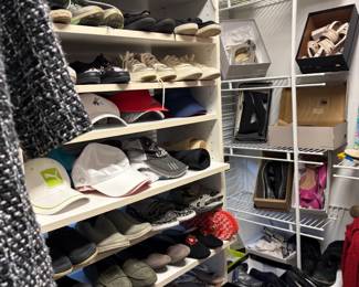 . . . including shoes, hats