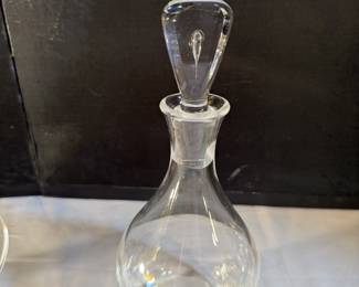 MCM Original DOnald Pollard Teardrop Decanter 8043 with SIGNED Stopper