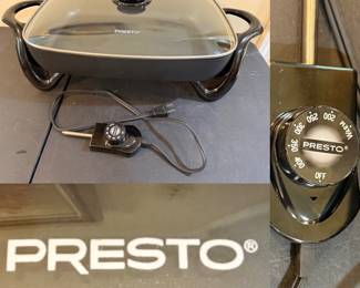 Presto 16-inch Electric Skillet with glass