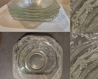 Glass Recollection Madrid 6.75" Soup Bowls Set