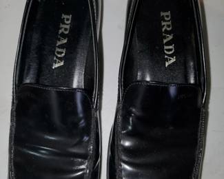 Prada square toe shoes