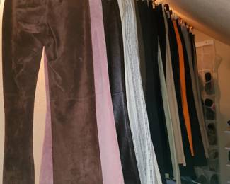 Numereous ladies slacks/shoes/boots/blouses etc....