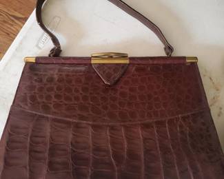 Genuine Allegator purse