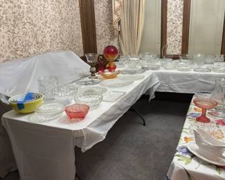 GLASS SERVING BOWLS