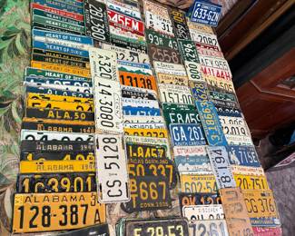 LARGE Collection of License Plates - Over 170+ (will not be broken up)