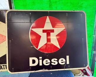 Vintage Texaco Diesel Sign