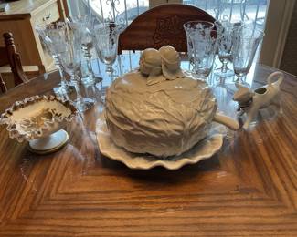 Vintage Cabbage Soup Tureen ( Italy)