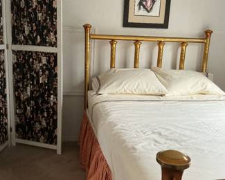 Brass Bed - Folding Screen Divider
