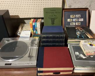 Sanyo Turn Table- Old Phonograph Albums