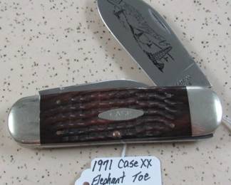 1971 Case XX Elephant Toe Knife