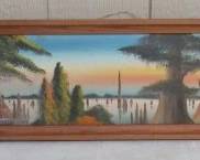 Joe Marshall Reelfoot Lake Painting - 48" Long - Signed on Front & Back
