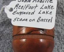 John Asbille Reelfoot Lake Duck Call - Has Engraved Lake Scene on Barrel