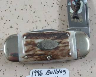 1996 Bulldog Sunfish Stag Baby Elephant Toe Solingen Knife