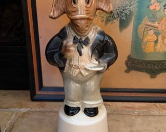 Vintage Jim Beam Elephant Decanter, 1960