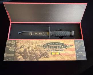 America at War Vietnam War POW-MIA Commemorative Knife Collection