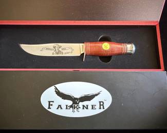 Falkner Buffalo Bill Commemorative Knife with Display Box