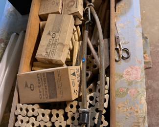Vintage Orton and Bell Research Pyrometric Cones and Kiln Accessories