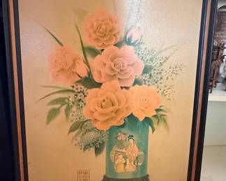 K. Chin Floral Still Life Print