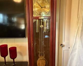 Ridgeway Grandfather Clock with Moon Dial