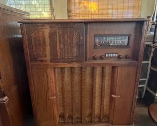 General Electric Console Radio