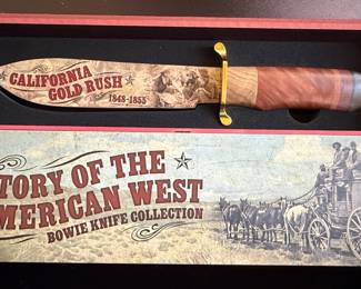 History of the American West California Gold Rush Bowie Knife
