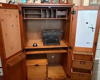 Vintage "Magic Box" Secretary Armoire Desk