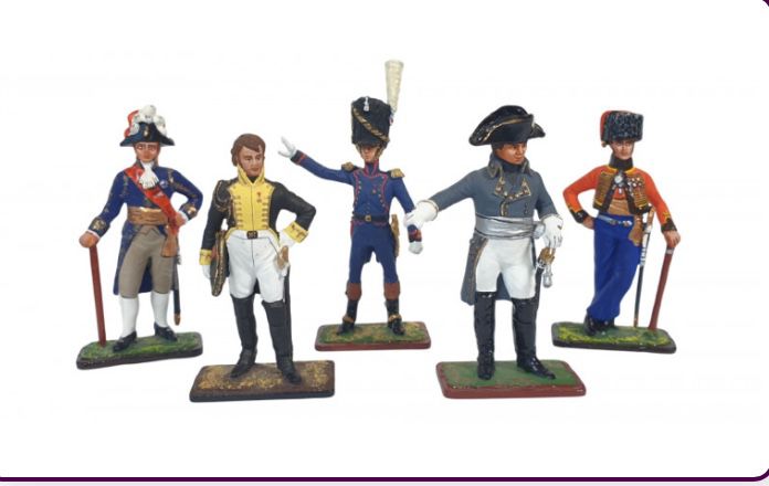 Made In Russia 5 French Revolutionary Napoleonic Military Figures