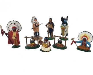 Charben GRB, delPrado, Valiant, Native American Indian Figures