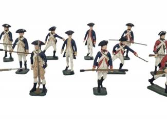 14 Imrie/Risley American Revolution Continental Army Figures
