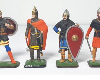 Imported From Russia Four Medieval Viking Warrior's