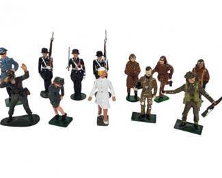 Assortment Of WWII Military Figures, German Soldiers